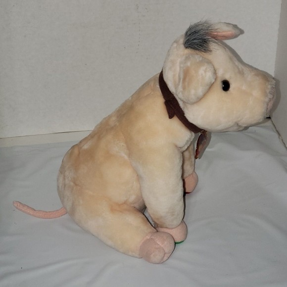 Babe And Friends Plush with Mice Blockbuster Exclusive Toy Talking Tested Works - Picture 6 of 13